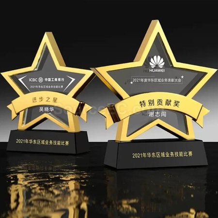 Customization Pentagram Crystal Corporate Gifts