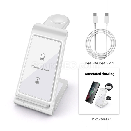 Customization 3-In-1 Wireless Charging Stand Corporate Gifts