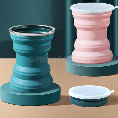 Customization Silicone Folding Pocket Water Cup Corporate Gifts