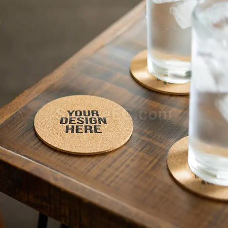 Customization Cork Coaster with Offset Print Corporate Gifts