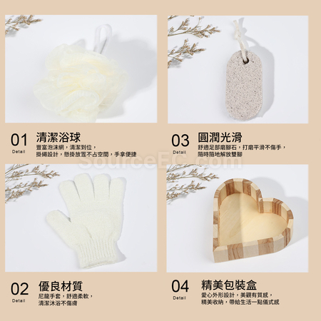 Customization Wooden Massage and Reflexology Kit Corporate Gifts