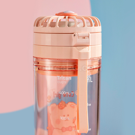 Customization Creative Water Cup With Fan Corporate Gifts