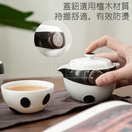 Customization Panda Tea Cup Set Corporate Gifts