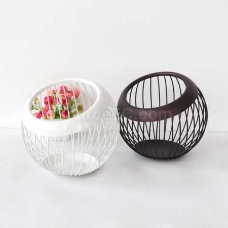 Customization Coffee Capsule Fruit Wrought Iron Storage Basket Corporate Gifts