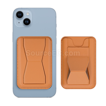 Customization Magnetic Leather Phone Card Holder Corporate Gifts