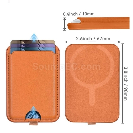 Customization Leather Back Sticker Card Holder Mobile Phone Holder Corporate Gifts