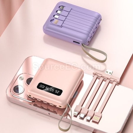 Customization Self-Contained Power Bank Corporate Gifts