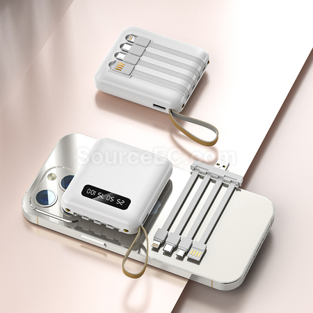 Customization Self-Contained Power Bank Corporate Gifts