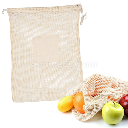 Customization Cuban Cotton Mesh Produce Bag Corporate Gifts