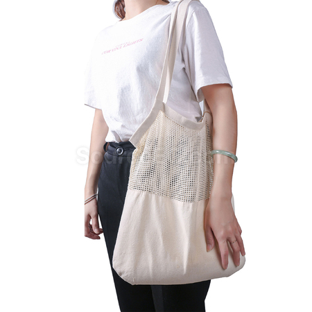 Customization Jamaica Mesh Calico Tote Bag Corporate Gifts
