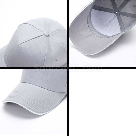 Customization Nevaso 5 Panel Heavy Cotton Sandwich Cap Corporate Gifts