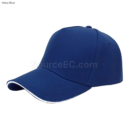 Customization Nevaso 5 Panel Heavy Cotton Sandwich Cap Corporate Gifts