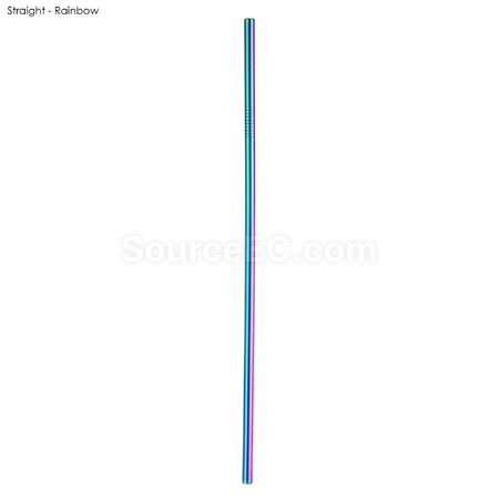 Customization Stainless Steel Straw 6MM x 266MM Corporate Gifts