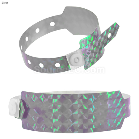 Customization Holographic Wrist Band 25mm Corporate Gifts