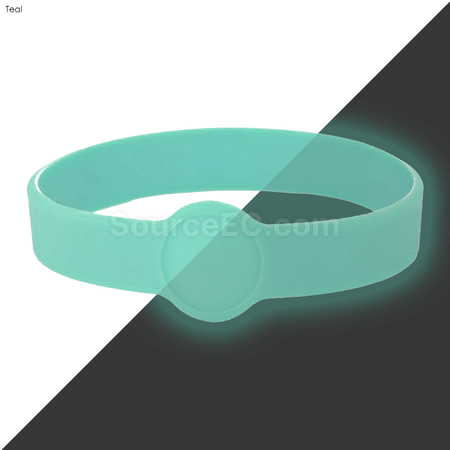 Customization Neon Glow Silicone Wrist Band Custom Design Corporate Gifts