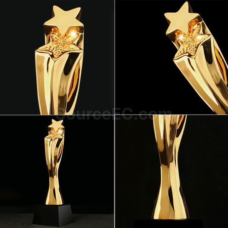 Customization Crystal Metal Trophy Corporate Gifts