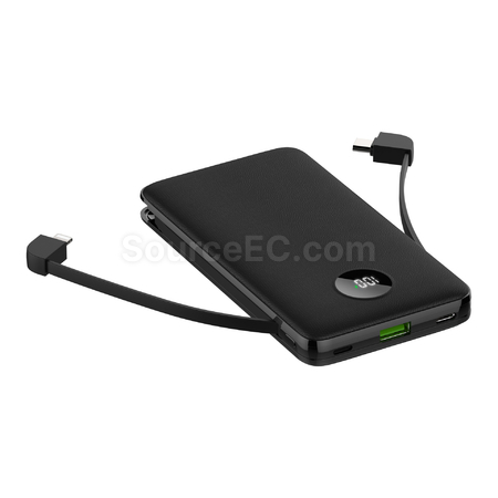 Customization Power Bank With Charging Cable Corporate Gifts