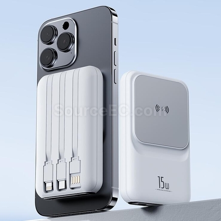 Customization Fast Charging Comes With Wireless Charging Power Bank Corporate Gifts