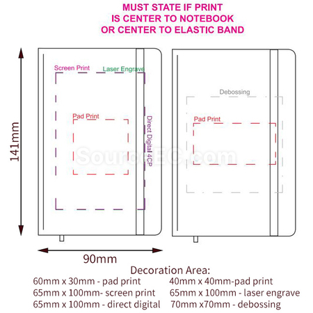 Customization Fashion Notebook Corporate Gifts