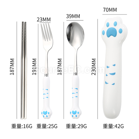 Customization Creative Cat Claw Stainless Steel Tableware Corporate Gifts