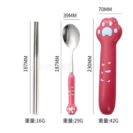 Customization Creative Cat Claw Stainless Steel Tableware Corporate Gifts