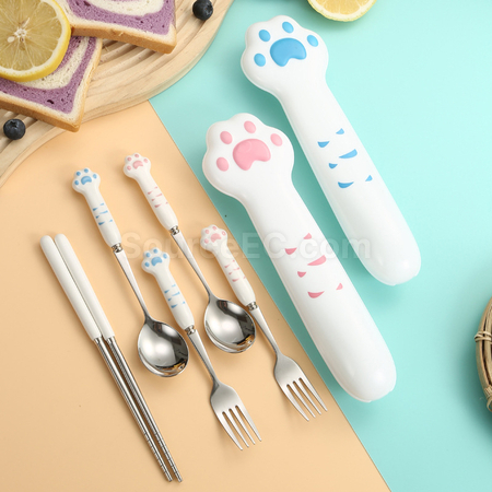 Customization Creative Cat Claw Stainless Steel Tableware Corporate Gifts