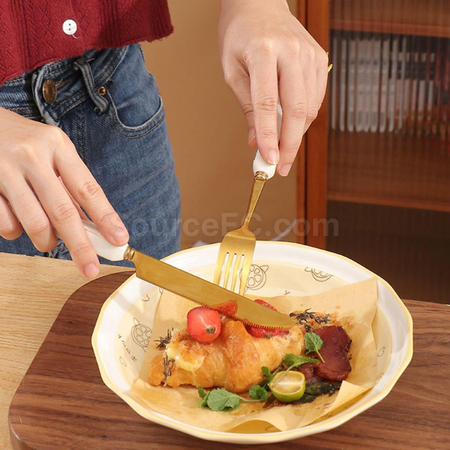 Customization Christmas Antler Stainless Steel Tableware Corporate Gifts