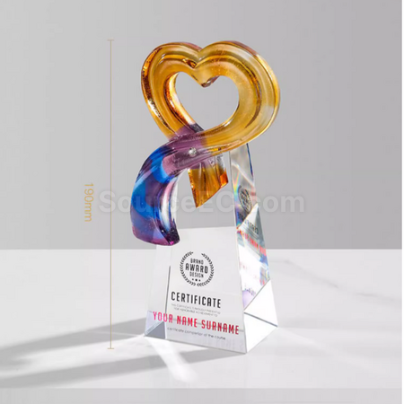 Customization Glass Crystal Trophy Corporate Gifts