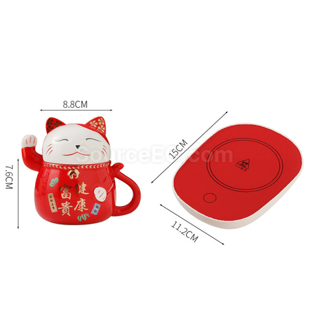 Customization Zhaocai Cat Ceramic Cup Corporate Gifts
