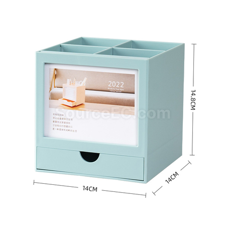 Customization Rotatable Pen Holder Storage Box Corporate Gifts