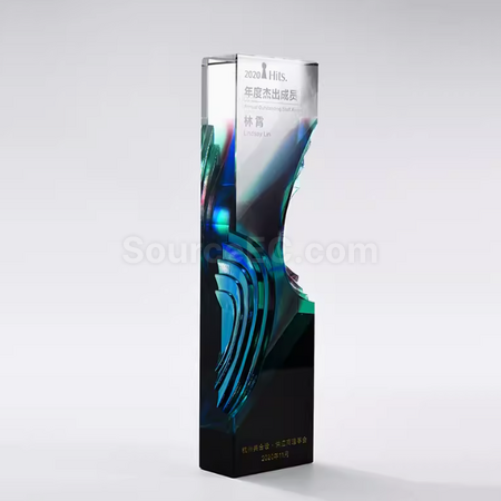 Customization Glass Crystal Trophy Corporate Gifts