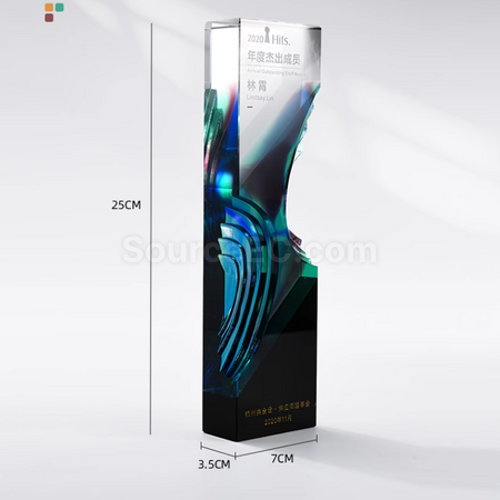 Customization Glass Crystal Trophy Corporate Gifts