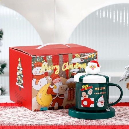 Customization Christmas Cup Ceramic Cup Corporate Gifts