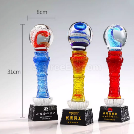 Customization Glass Crystal Trophy Corporate Gifts
