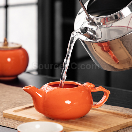 Customization Persimmon Tea Cup Set Corporate Gifts