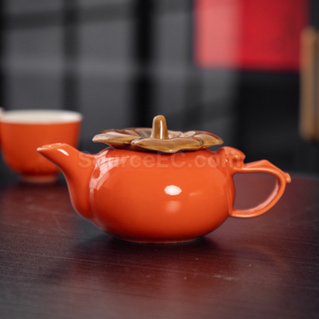 Customization Persimmon Tea Cup Set Corporate Gifts