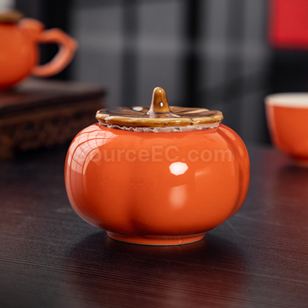 Customization Persimmon Tea Cup Set Corporate Gifts