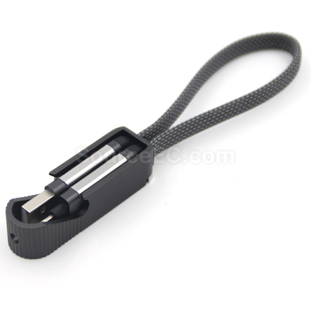 Customization USB Charging Data Cable with Metal Bottle Opener Keychain Corporate Gifts