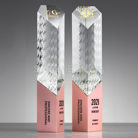 Customization Metal Crystal Trophy Corporate Gifts
