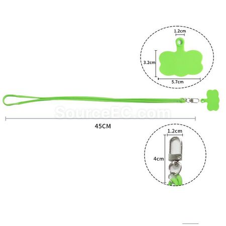 Customization Silicone Card Phone Lanyard Corporate Gifts