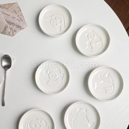 Customization Customized ceramic soy sauce dish Corporate Gifts