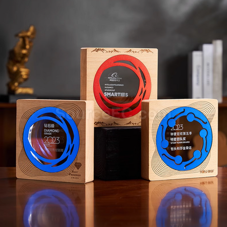 Customization Solid Wood Trophy Corporate Gifts