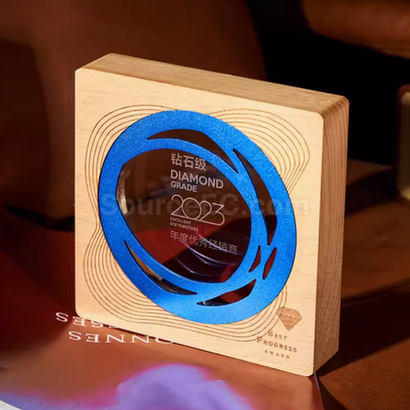 Customization Solid Wood Trophy Corporate Gifts
