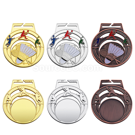 Customization Badminton Metal Medal Corporate Gifts