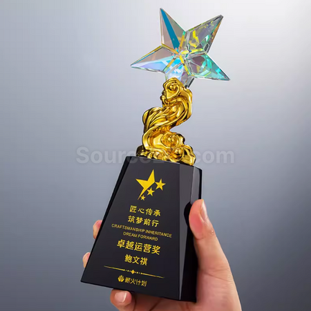 Customization Glass Crystal Trophy Corporate Gifts