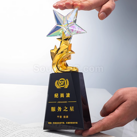 Customization Glass Crystal Trophy Corporate Gifts