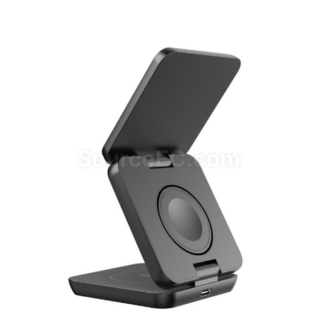 Customization Foldable Wireless Magnetic Three-In-One Charger Corporate Gifts