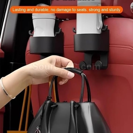 Customization Car Seat Headrest Cup Holder with Hooks Corporate Gifts