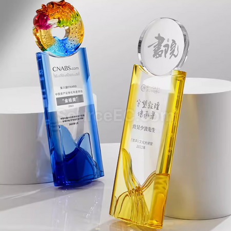 Customization Glass Crystal Trophy Corporate Gifts