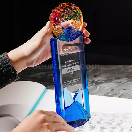 Customization Glass Crystal Trophy Corporate Gifts